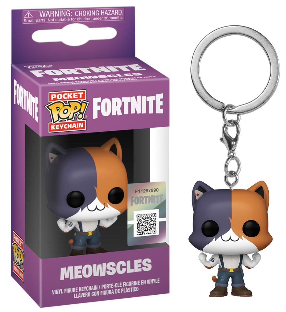 FU53749 Fortnite Meowscles Keychain