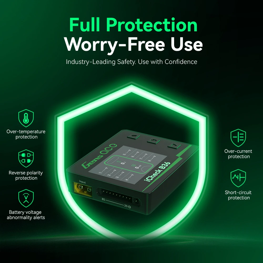 GEAB36 Gens ace iCheck B36  Smart RC Battery Checker