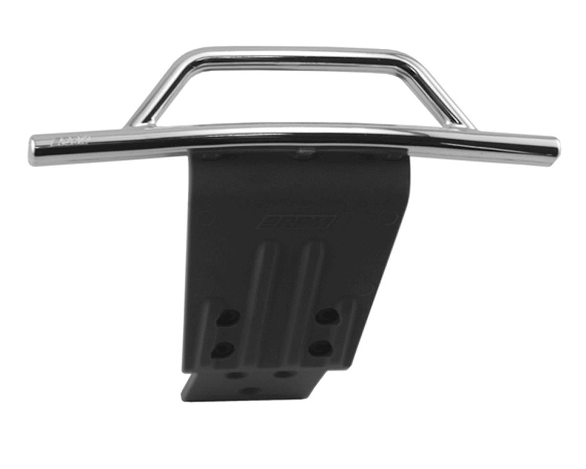 RPM80023 Front Bumper & Skid Plate for Traxxas Slash 4x4 (Chrome)