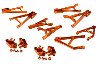 INTC28686ORANGE Billet Machined Suspension Conversion Kit 1/10