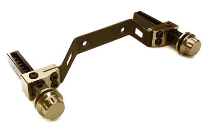 INTC27864GREY Extended Front Body Mount & Post Set 4X4