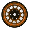 X003ZQM0Q9 Treal Hobby Type I 1.0" Classic 12-Spoke Beadlock Wheels (Orange)