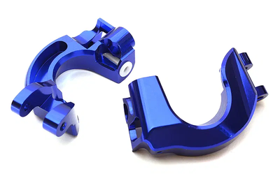 INTC28866BLUE Billet Machined Caster Blocks 1/10 4X4