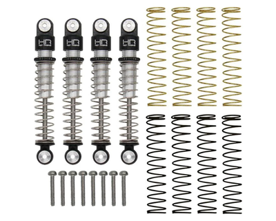 HRSXTF428LT Axial SCX24 Aluminum Threaded Long Travel Shocks (4)