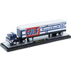M2 Machines 36000-88 Auto-Haulers 1970 Ford C-600 Tractor Trailer & Mustang Fastback - Gulf