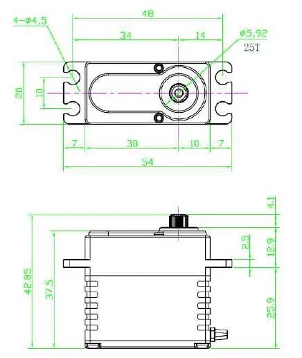 REEFS12 400:SC V2 Racing Servo