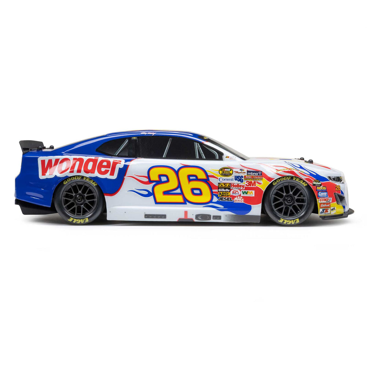 LOSF1122626 1/12 Losi NASCAR Ricky Bobby No. 26 Wonder Bread Chevrolet ZL1 (Battery & Charger Included)