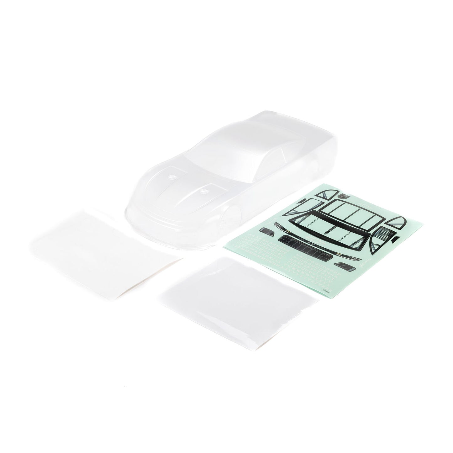 LOS-3778 Chevy, Asphalt Late Model Body, Clear: GROM Asphalt Late Model