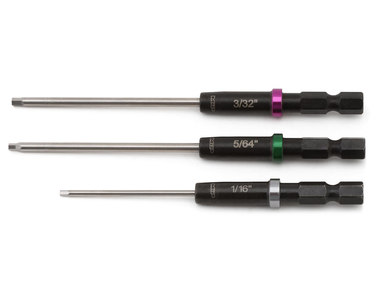 MIP9611 MIP Gen 2 Speed Tip Hex Driver Power Tool Tip Set (SAE) (1/16", 5/64" & 3/32")