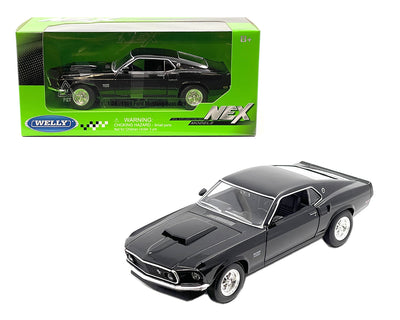 MJ24067-4D 1:24 D/T Ford 1969 Mustang Boss 429 BK-RD