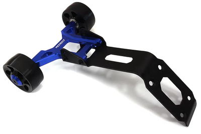 INTC32587BLUE Billet Machined Wheelie Bar 1/8 4WD