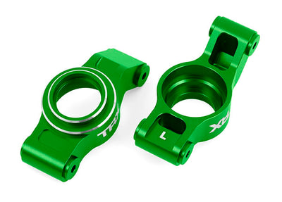 7852-GRN Carriers, Stub Axle, 6061-T6 Aluminum Green Anodized, Left & Right