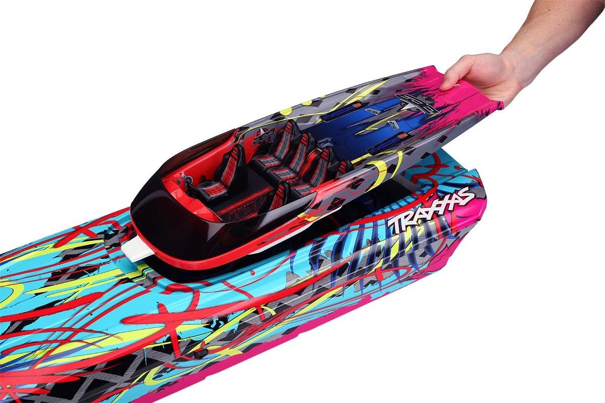 57046-4 M41 Wide Body 40" Catamaran Brushless Race Boat Pink