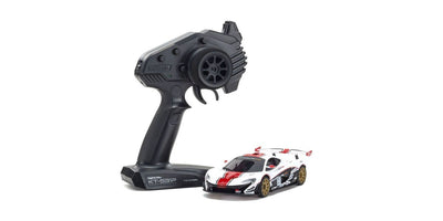 KYO32324WR 1/28 Mini-Z McLaren P1 GTR RWD On-Road Touring Car RTR, White/Red