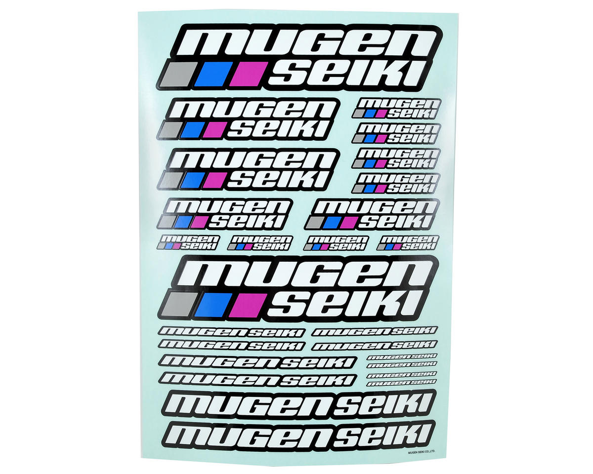 MUGP0402 Mugen Seiki Large Decal Sheet