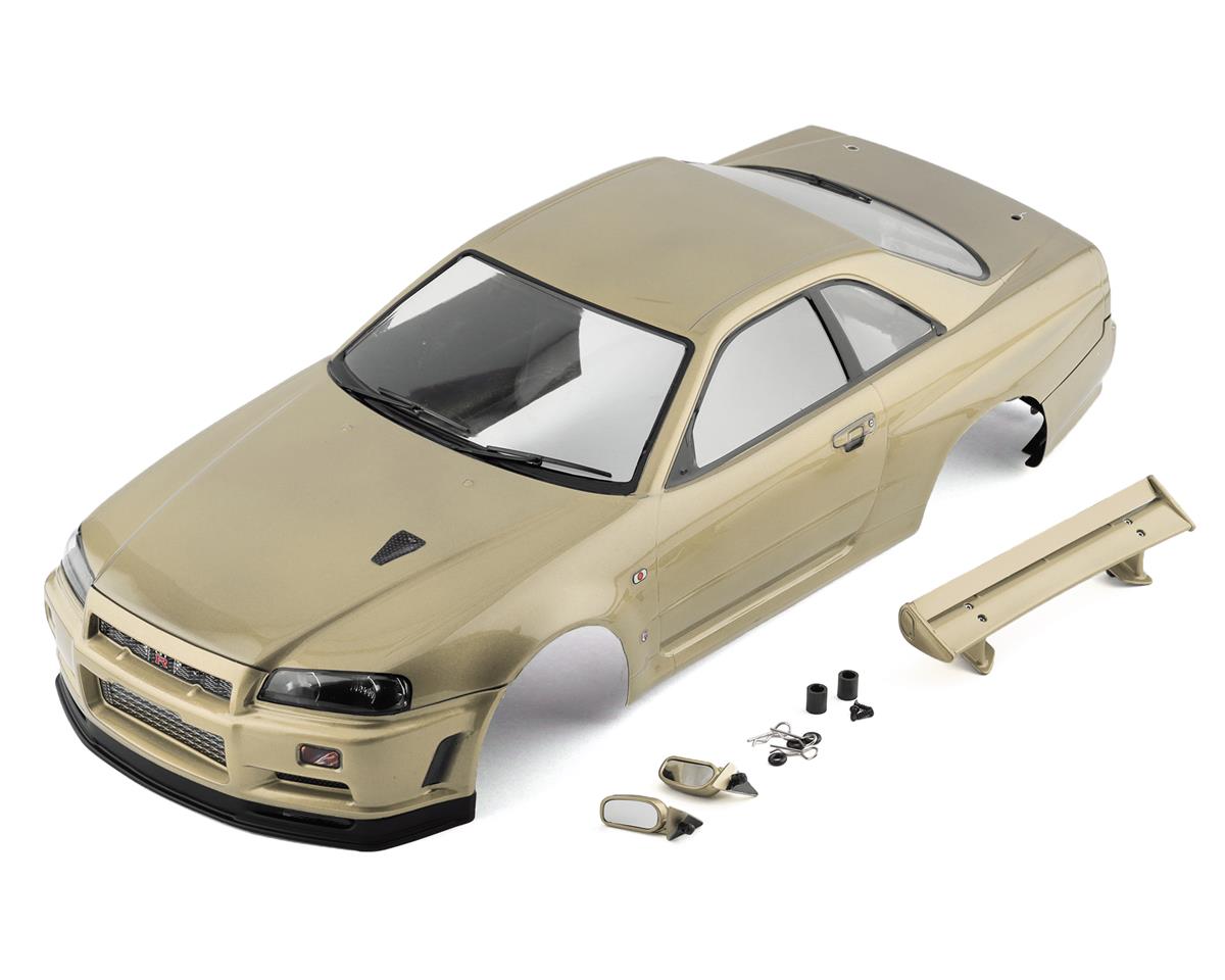 KLR-48645 Killerbody Nissan Skyline R34 Pre-Painted 1/10 Touring Car Body (Champaign Gold)