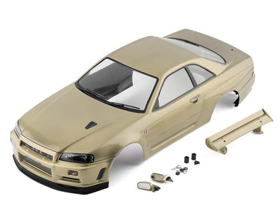 KLR-48645 Killerbody Nissan Skyline R34 Pre-Painted 1/10 Touring Car Body (Champaign Gold)