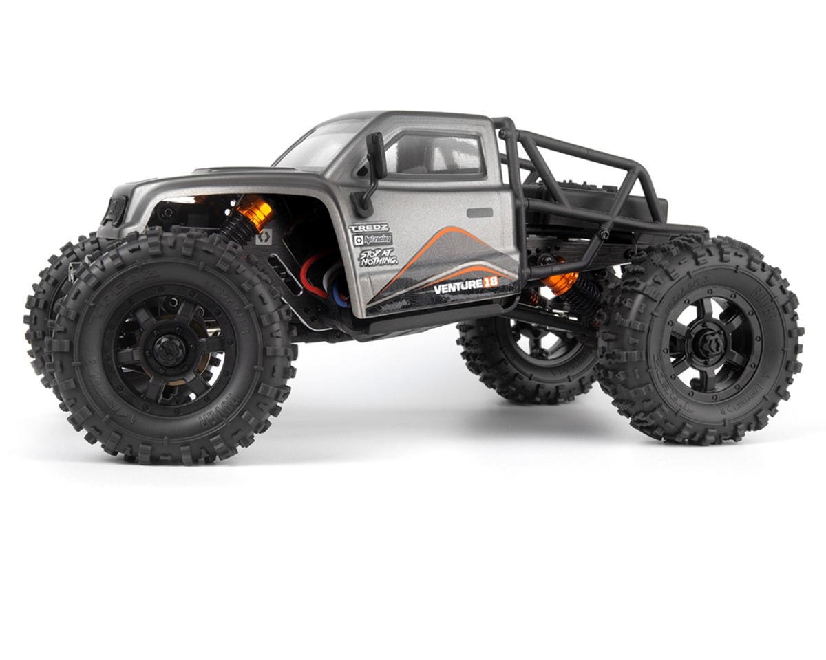 HPI160808 HPI Venture18 CC Flux 1/18 4WD RTR Brushless Rock Crawler (Gunmetal) w/2.4GHz Radio, Battery & Charger