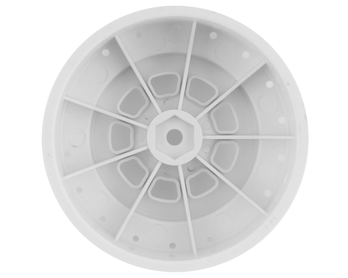 JCO3420W 9-Shot Short Course Wheels w/3mm Offset (2) (White) w/12mm Hex