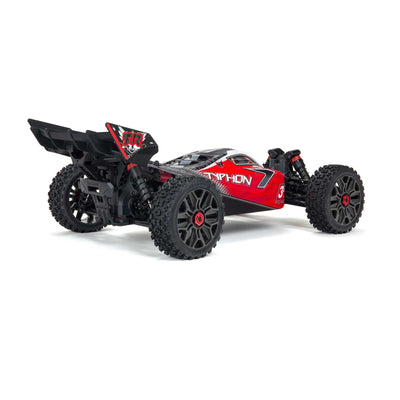 ARA4306V3 1/8 TYPHON 4X4 V3 3S BLX Brushless Buggy RTR, Red