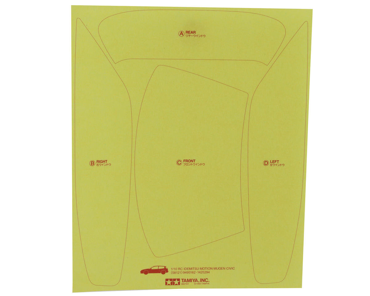 TAM51421 Tamiya Castrol Honda Civic VTi Body Set (Clear)