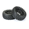 PRO906721 Badlands MX Pre-Mounted 1/8 Buggy Tires (Black) (2) (M2) w/Mach 10 Wheel