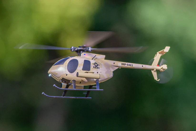RGR6100 Hero-Copter Military, 4-Blade RTF Heli; Army