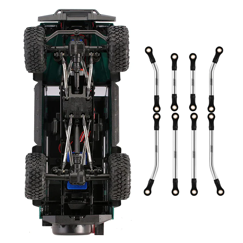 TRX4M-08SR INJORA Stainless Steel High Clearance Links Set for 1/18 TRX4M Defender Bronco