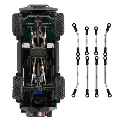 TRX4M-08SR INJORA Stainless Steel High Clearance Links Set for 1/18 TRX4M Defender Bronco