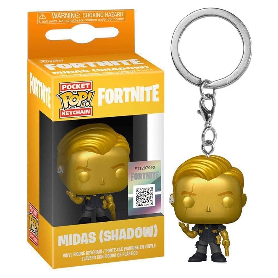 FU53752 Fortnite Midas (Shadow) Keychain