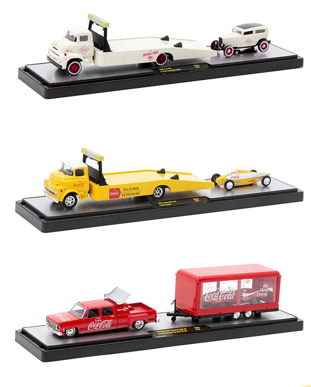 M2Machines 56000 1:64th scale Auto Haulers Coca-cola