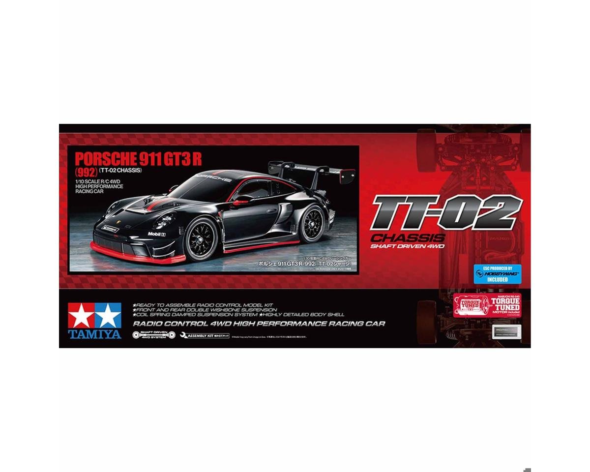 TAM58745 Tamiya TT-02 Porsche 911 GT3 R 1/10 4WD Electric Touring Car Kit