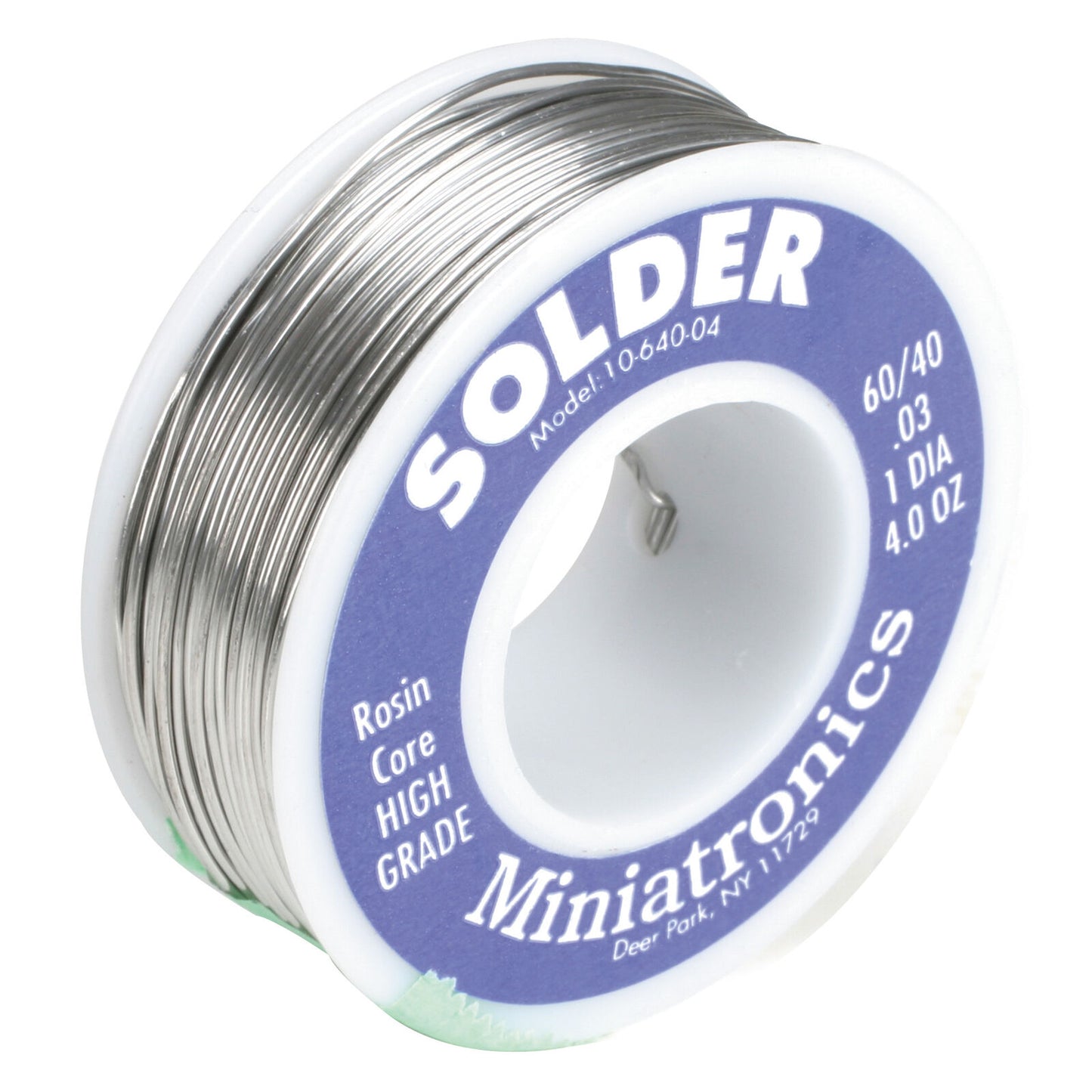 MNT1064004 Rosin Core Solder 60/40, 4oz