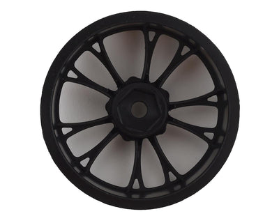 JCO3399B Tactic Street Eliminator 2.2" Front Drag Racing Wheels (2) (Black) w/12mm