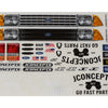 JCO0486 1985 Ford Aerostar Van 1/10 Monster Truck Body (330mm Wheelbase)