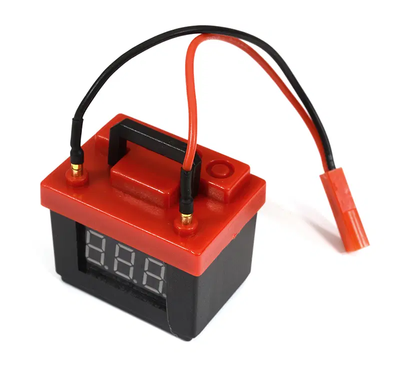 INTC30154BLACK Realistic Battery 2S-3S Voltage Checker & Alarm for 1/10 Scale