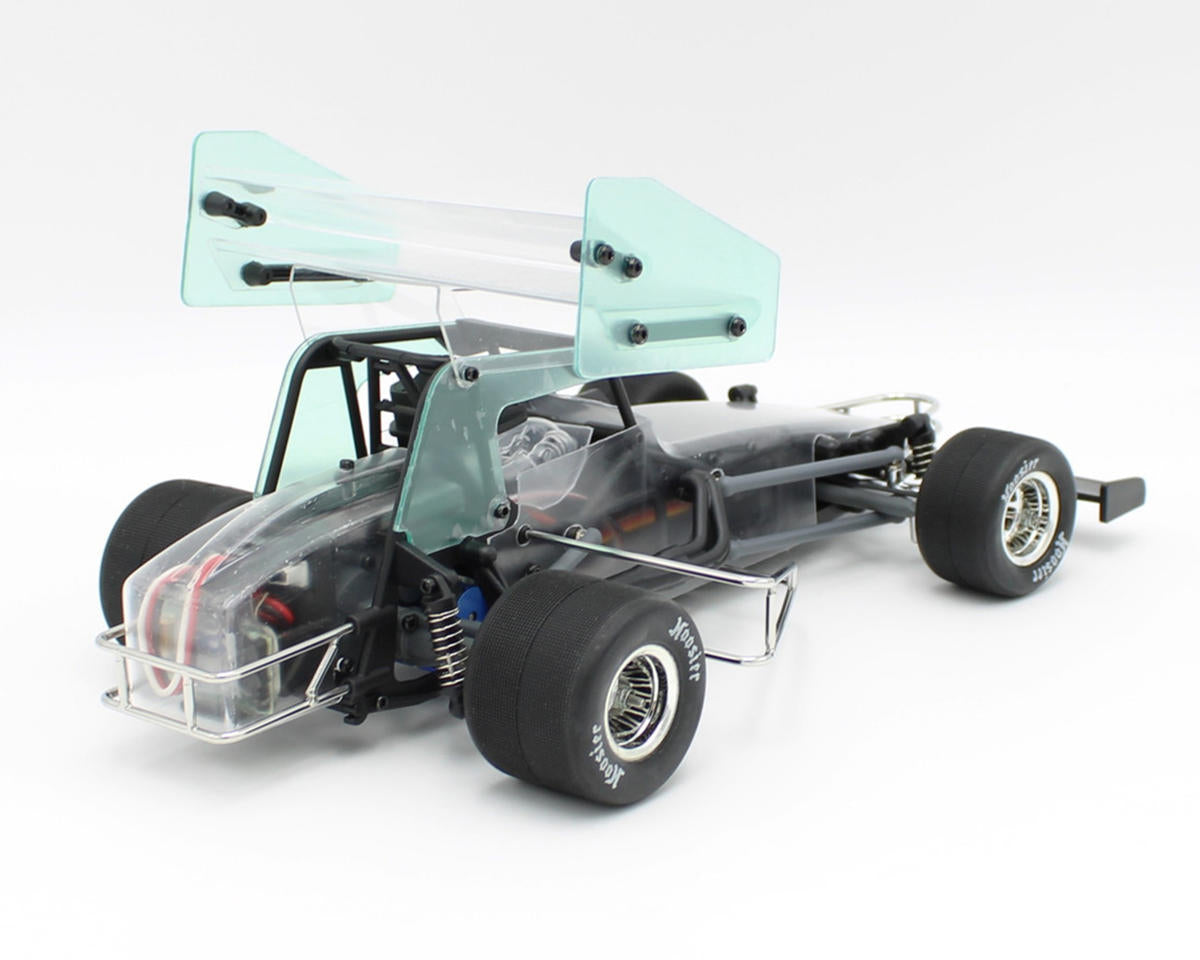 1RC1152 Racing Super Modified 1/18 Brushless RTR 2WD Oval Racer (Clear) w/2.4GHz Radio, Battery & Charger