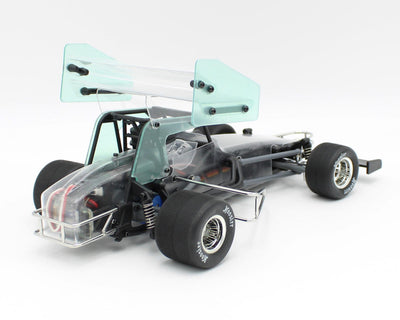 1RC1152 Racing Super Modified 1/18 Brushless RTR 2WD Oval Racer (Clear) w/2.4GHz Radio, Battery & Charger