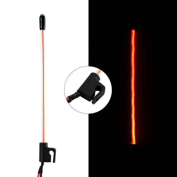 L44-RD INJORA LED Whip Light for 1/18 1/24 RC Crawlers Red