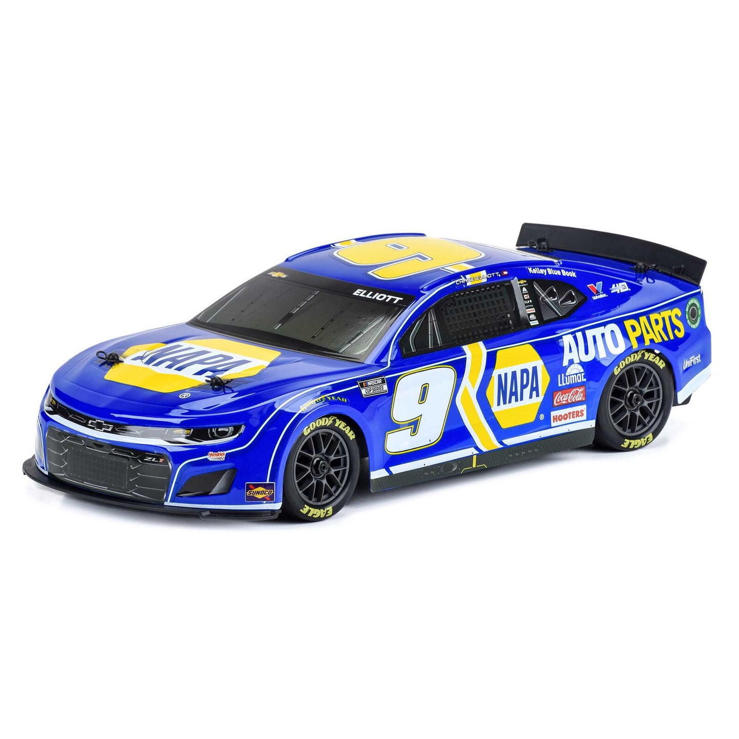 LOS1122409 1/12 AWD NASCAR RC Race Car RTR, Chase Elliott #9 NAPA 2024 Chevy Camaro