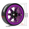 YQW-1313SP INJORA 1.3" Aluminium -5.25mm Offset Wheels for Micro Crawlers (W1313) - PURPLE