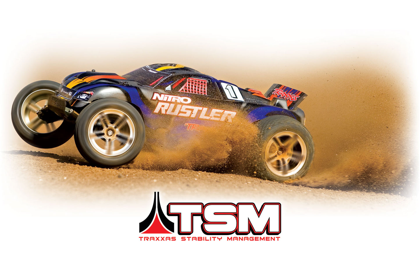 44096-3 Nitro Rustler 1/10 Scale 2WD Stadium Truck