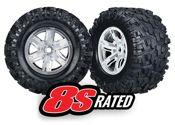 7772R Tires&Wheels, satin chrome wheels
