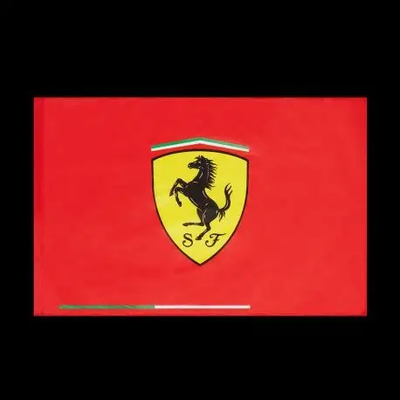 701202277 Scuderia Ferrari F1 140x100cm Flag - Red
