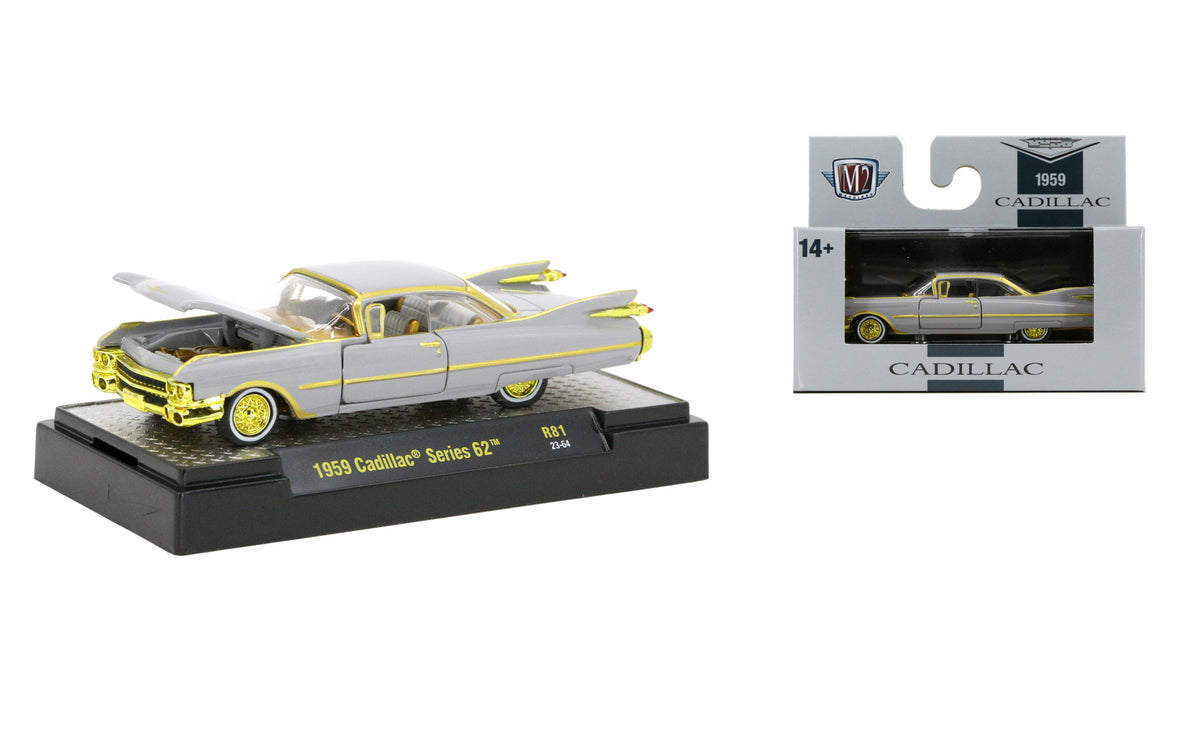 M2Machines 32500-81 1:64th Scale 1959 Cadillac Series 62 - CHASE!