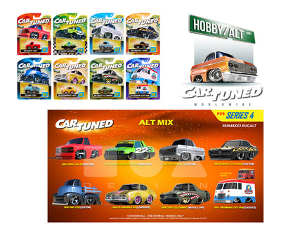 CarTuned 592648-XX3 1:64 Series 4 Hobby Alternate 2025 Assortment of 8