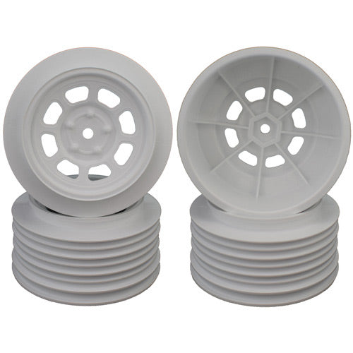 DER-DS4-FW Speedway SC Wheels for Traxxas Slash Front / 19mm BKSP / WHITE / 4Pcs.