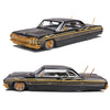 Maisto 32547-BK 1:26 Mijo Exclusives 1964 Chevrolet Impala SS Lowriders – Black Gold – Design Lowriders – Limited Edition