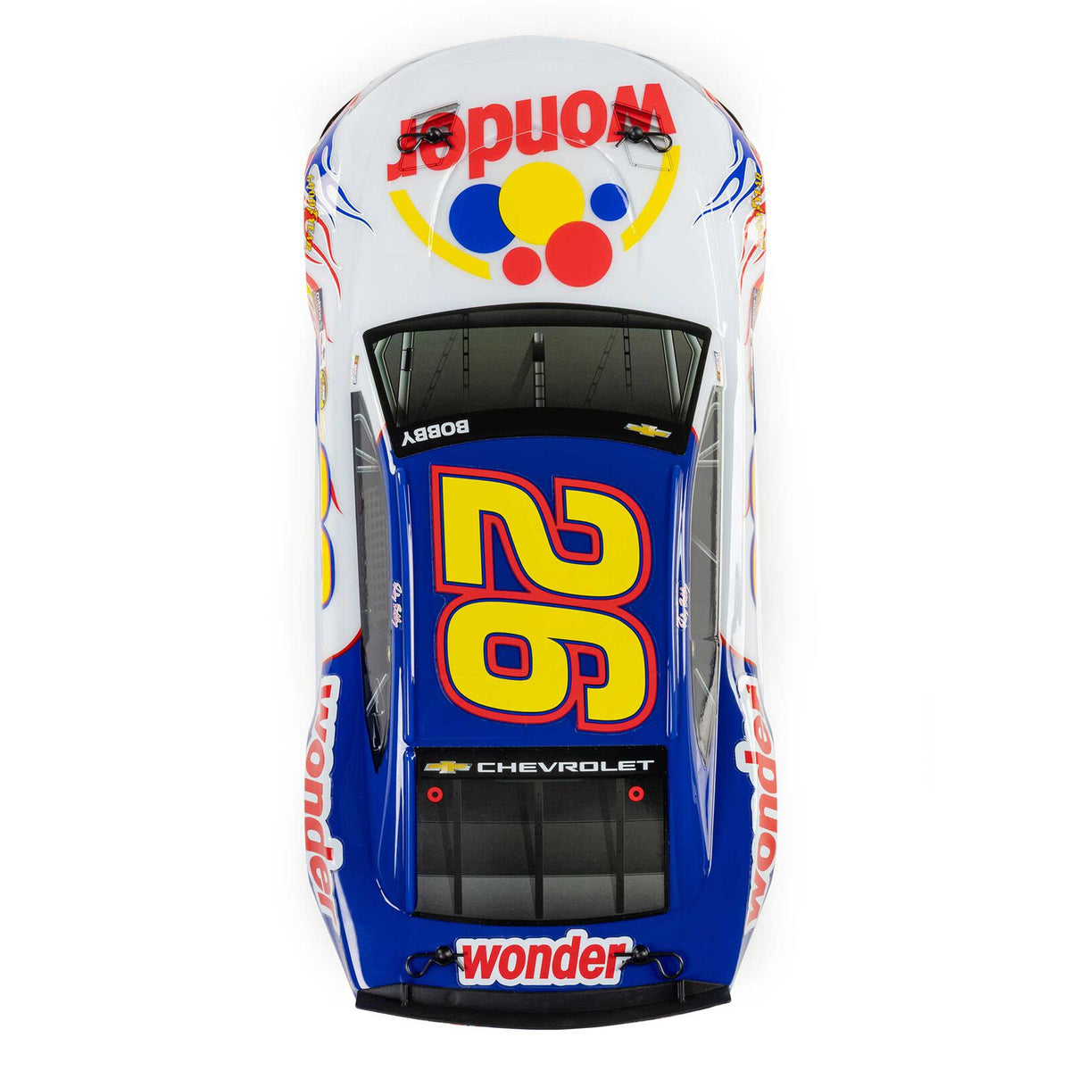 LOSF1122626 1/12 Losi NASCAR Ricky Bobby No. 26 Wonder Bread Chevrolet ZL1 (Battery & Charger Included)