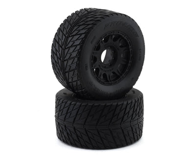 PRO1016710 Street Fighter HP 3.8" Belted Tires Pre-Mounted w/Raid Wheels (2) (M2)